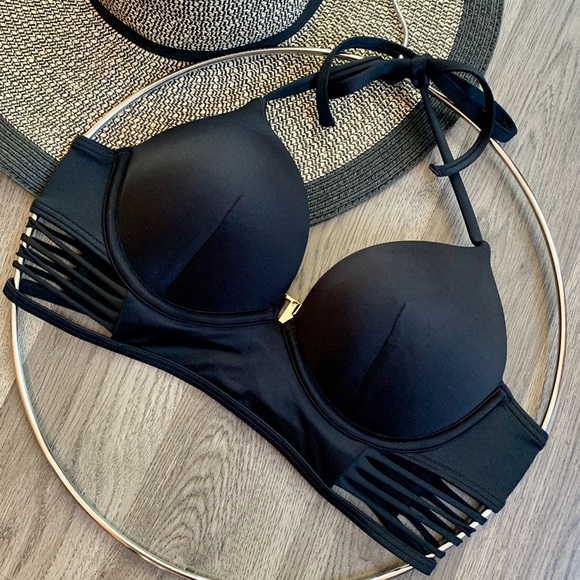 Bombshell Longline Bikini Top 32C 34B L bottoms - Picture 2 of 5